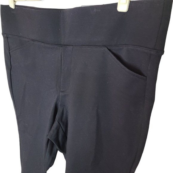Torrid Womens 2X Black Pocket Pixie Skinny Studio Luxe Ponte High-Rise Pants NWT - Picture 5 of 11